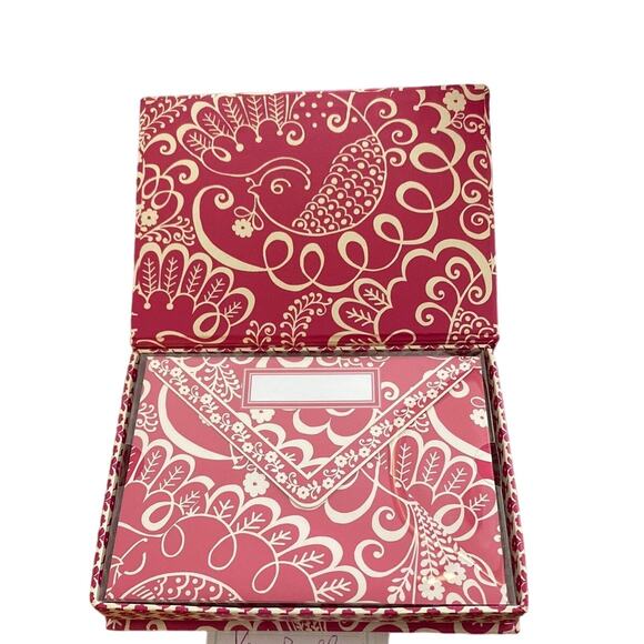 Vera Bradley Other - Vera Bradley Notecard Twirly Birds pattern